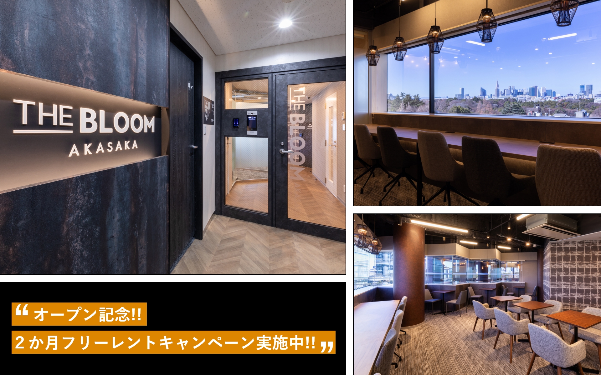 THE BLOOM AKASAKA(ブルーム赤坂)オープン記念!2ヶ月フリーレントキャンペーン実施中